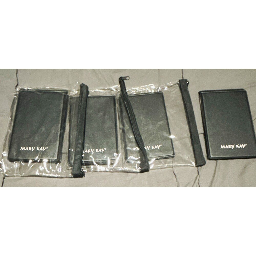 Mary Kay Folding Portable Tabletop Make-up Mirror Black Rectangle 6in: 4 total